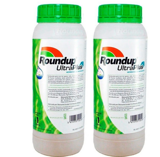Désherbant Roundup UltraPlus 2×1 L Pack herbicide non sélectif